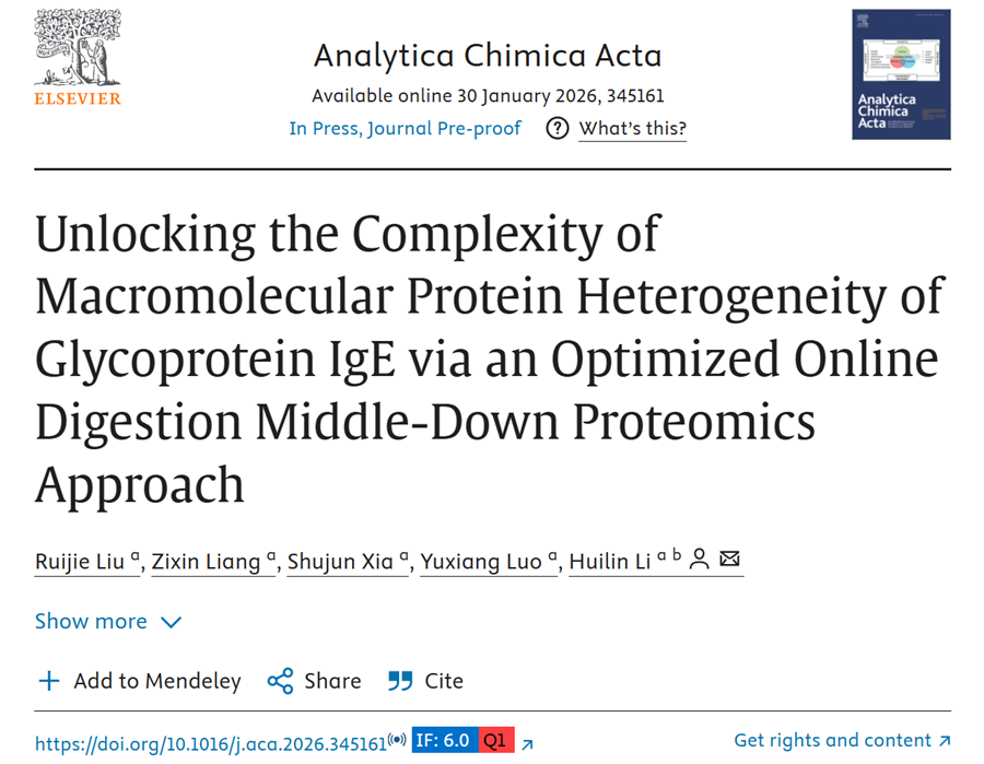 Unlocking the Complexity of Macromolecular Protein Heterogeneity of Glycoprotein IgE via an Optimized Online Digestion Middle-Down Proteomics Approach